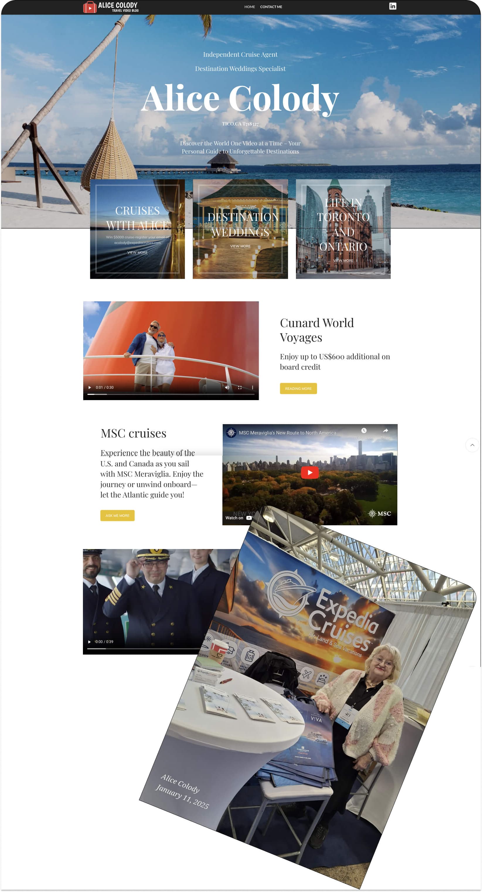 Expedia Canada's Cruise Website
